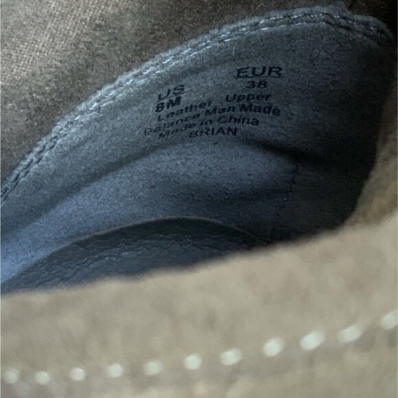 New Sam Edelman Suede Brian Studded Western Bootie Point-toe Taupe 8 - Picture 7 of 11